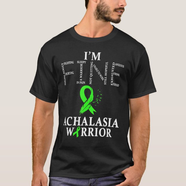 Camiseta Achalasia Warrior Im Fine (Frente)