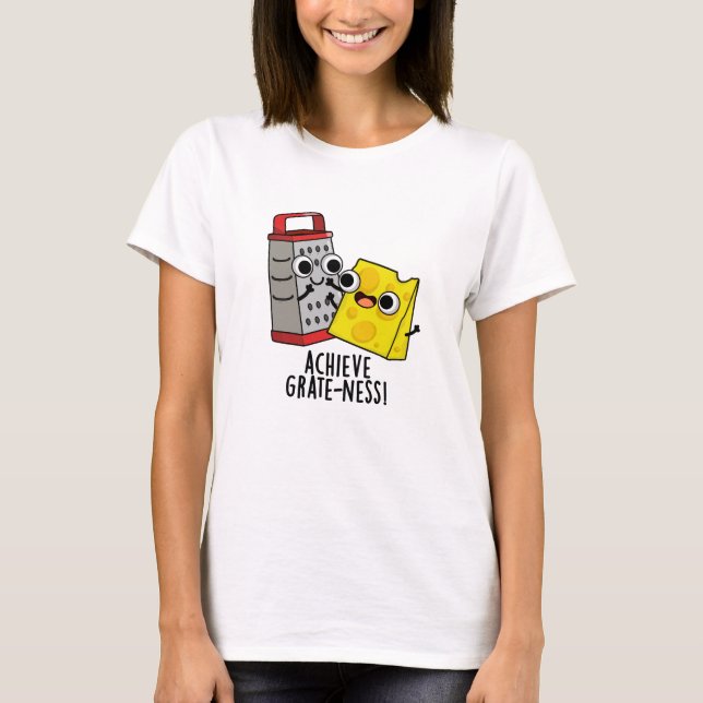 Camiseta Achiice Grtioning Cheiese Puns Engraçados (Frente)
