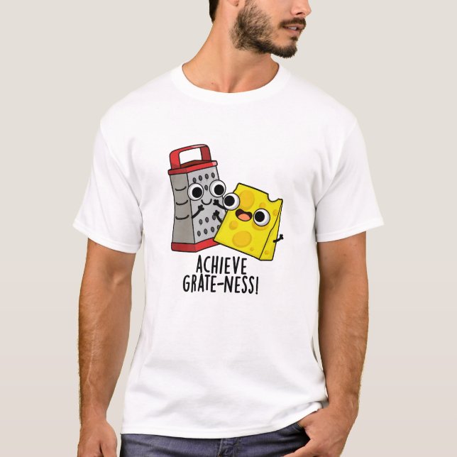 Camiseta Achiice Grtioning Cheiese Puns Engraçados (Frente)