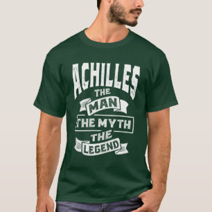Camiseta Achilles Personalised Name Birthday Gift