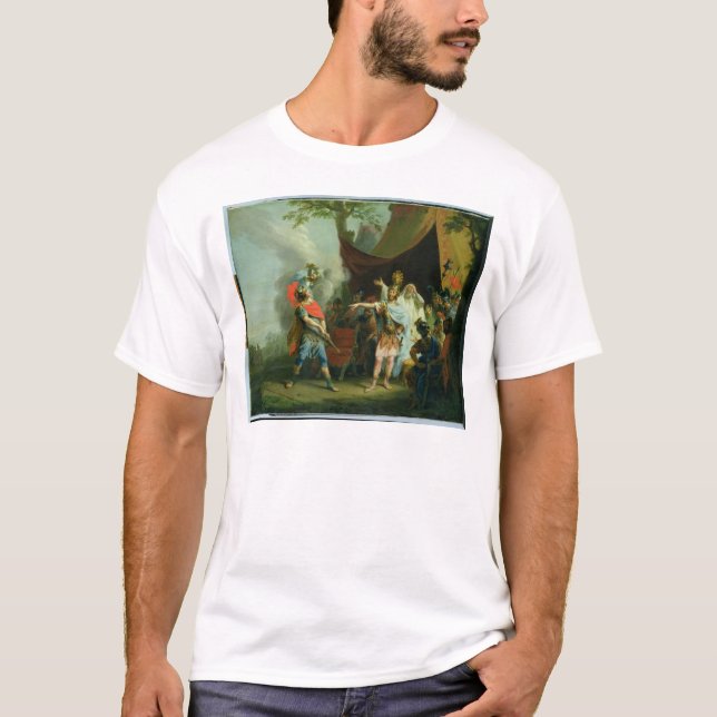 Camiseta Achilles tem uma disputa com Agamemnon, 1776 (Frente)