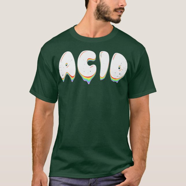 Camiseta Acid House Techno DJ Rave Premium (Frente)