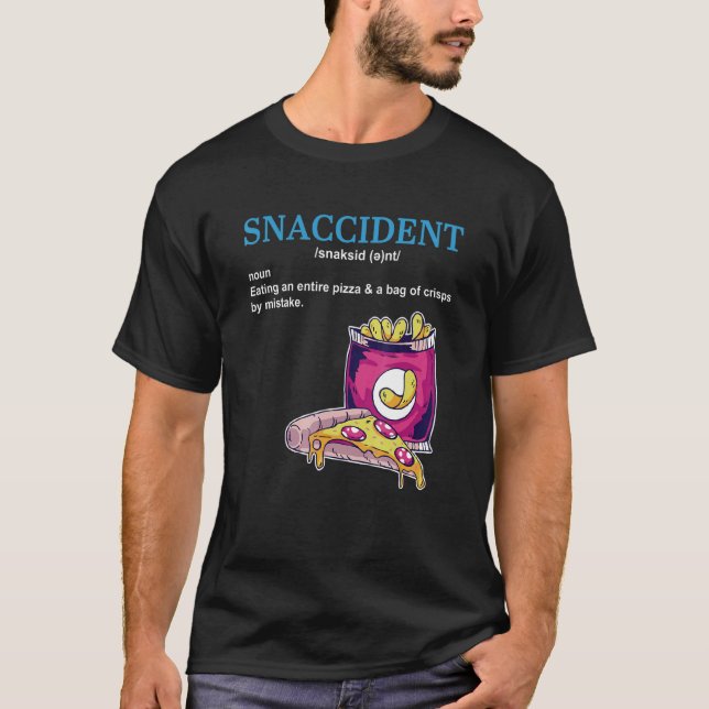 Camiseta Acidente Comida Pizza Dieta Ginásio Gordura Roupas (Frente)
