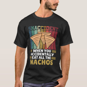 Camiseta Acidente de lanche quando você acidentalmente come