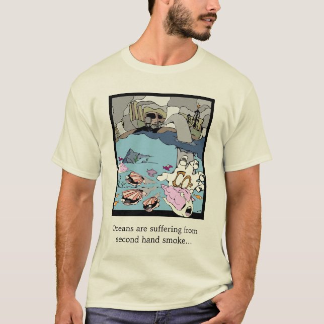 Camiseta Acidificação do oceano (Frente)