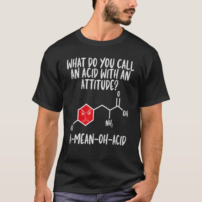 Camiseta Ácido Com Gráfico De Ciência De Professores De Quí (Frente)