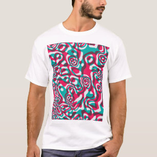 Camiseta Acido Psicodélico Sem Olhos De Fundo Funky.