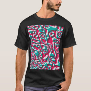 Camiseta Acido Psicodélico Sem Olhos De Fundo Funky.