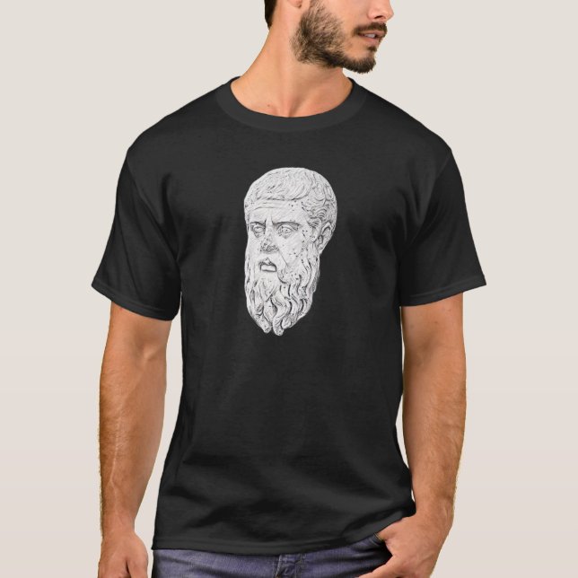 Camiseta Acient Itália Abstrato na Estátua Romana 8 (Frente)
