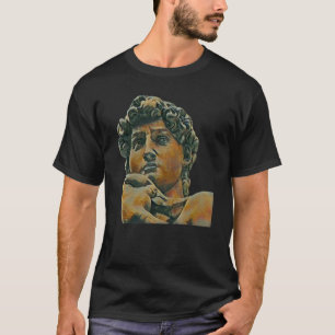 Camiseta Acient Italy Roman Statue Abstrato Professor 109