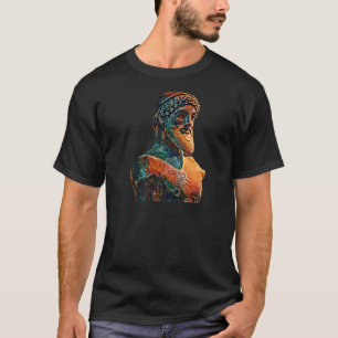 Camiseta Acient Italy Roman Statue Abstrato Professor 112