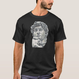 Camiseta Acient Italy Roman Statue Abstrato Professor 132
