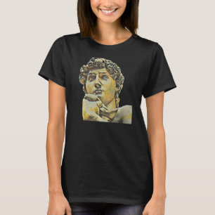 Camiseta Acient Italy Roman Statue Abstrato Professor 53
