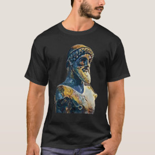 Camiseta Acient Italy Roman Statue Abstrato Professor 65