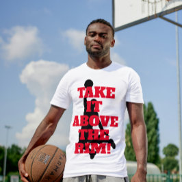 Camiseta Acima Da Escória | Frase de basquete com texto lar