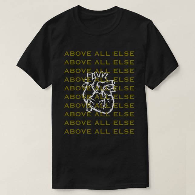 Camiseta Acima de Tudo (Frente do Design)