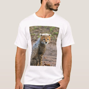 Camiseta Acinonyx Jubatus de Cub da chita) como visto no