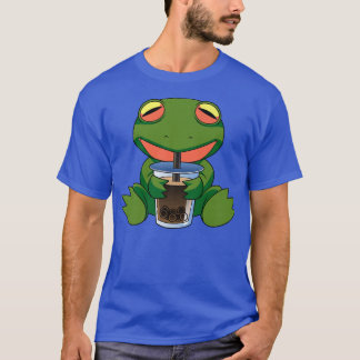 Camiseta Acionadas Por Boba Drink Sapo Engraçadas Mulheres 