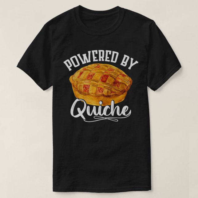 Camiseta Acionado Pelo Cozinheiro Quiche  (Frente do Design)