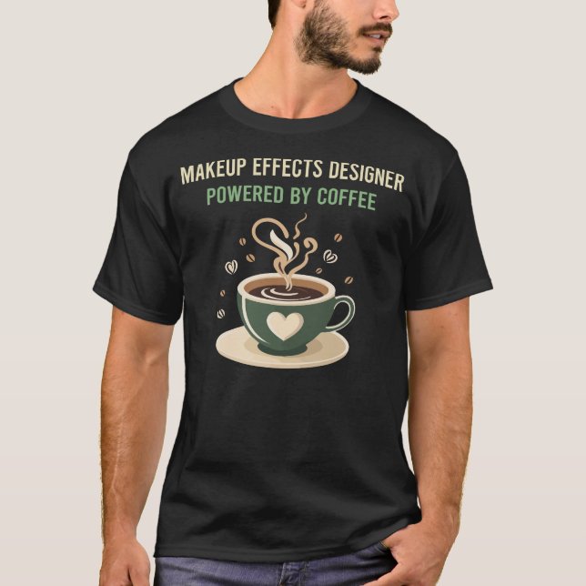 Camiseta Acionado Pelo Designer De Efeitos De Maqueamento D (Frente)