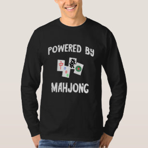 Camiseta Acionado Por Azulejos Mahjong - Cartão De Jogo Chi