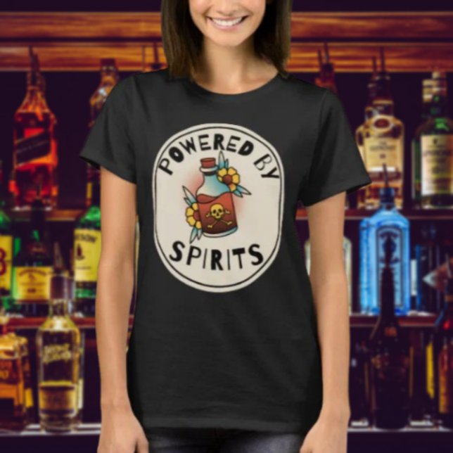 Camiseta Acionado Por Bebidas Espirituosas (Criador carregado)