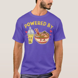 Camiseta Acionado Por Bubble Tea Ramen Cute Boba Japonês An