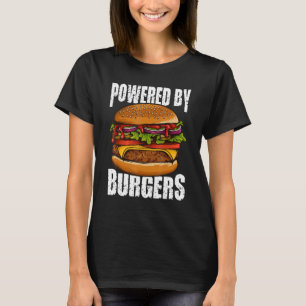 Camiseta Acionado Por Burgers Eu Cheeseburger I Burger