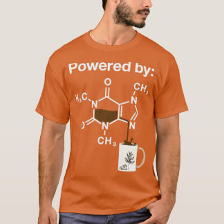 Camiseta Acionado Por Cafeine Coffee Drinker Science Addict