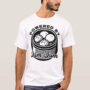 Camiseta Acionado Por Dim Sum Chinês Comida Dumplings Asiát