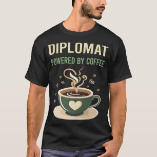 Camiseta Acionado Por Diplomata De Café