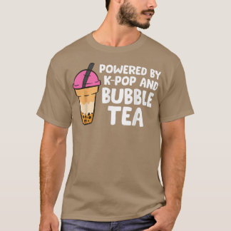 Camiseta Acionado Por K-pop E Chá Cheia Adorava Boba E K Po