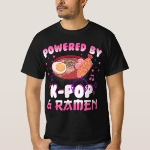 Camiseta Acionado por Kpop e Ramen Kpop Kawaii Anime Gift G