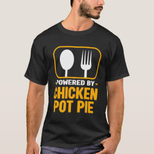 Camiseta Acionado Por Peitos De Pote De Frango De Carne De