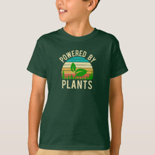 Camiseta Acionado Por Plantas Engraçadas Vegan Vintage Sun