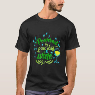 Camiseta Acionado Por Pó E Vinho