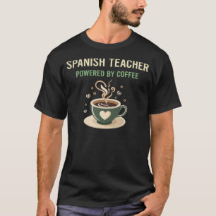 Camiseta Acionado Por Professora Espanhola Do Café