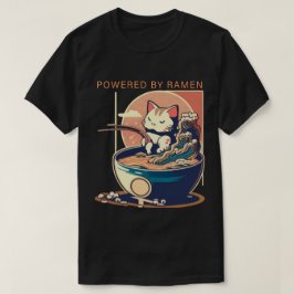 Camiseta Acionado por Ramen Cat