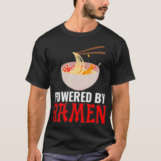 Camiseta Acionado Por Ramen Japonês Nodles Com Chopsticks
