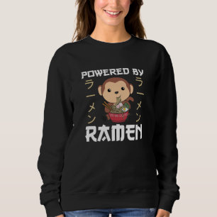 Camiseta Acionado Por Ramen, Macaco Doce Come Ramen