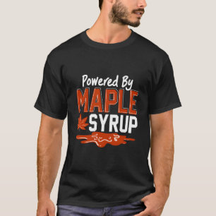 Camiseta Acionado Por Trecho De Árvore De Maple Xarope
