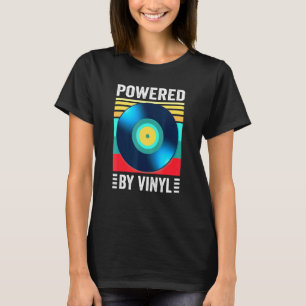 Camiseta Acionado Por Vinil Music Record Retro Vintage
