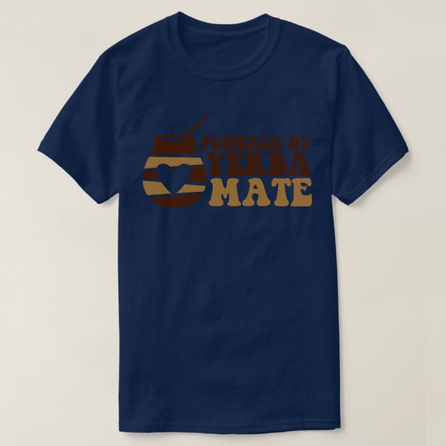 Camiseta Acionado Por Yerba Mate (Frente do Design)