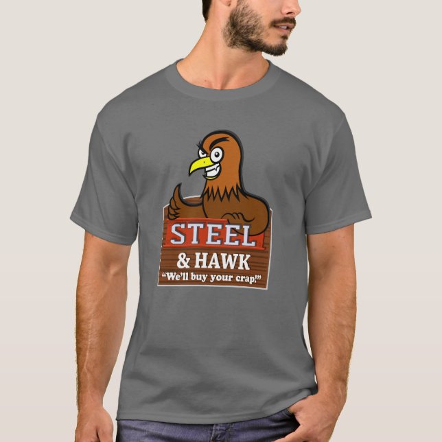 Camiseta Aço e falcão (Frente)