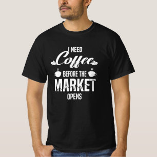 Camiseta Ações Acionistas Mercado de ações Retorno Börse