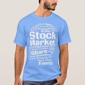 Camiseta Ações Do Mercado De Ações Do Corretor Comercializa