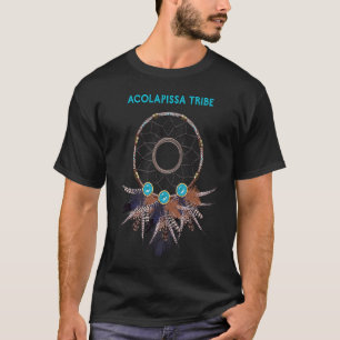 Camiseta Acolapissa índio tradicional índio nativo american