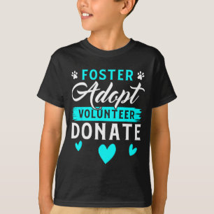 Camiseta Acolher Adotar Voluntário Doar Divertido Resgate d