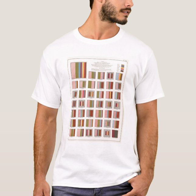 Camiseta Acomodação da igreja, litografia estatística dos (Frente)