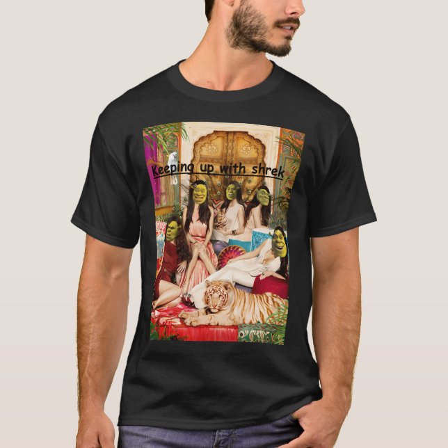 Camiseta acompanhando o shrek (Frente)
